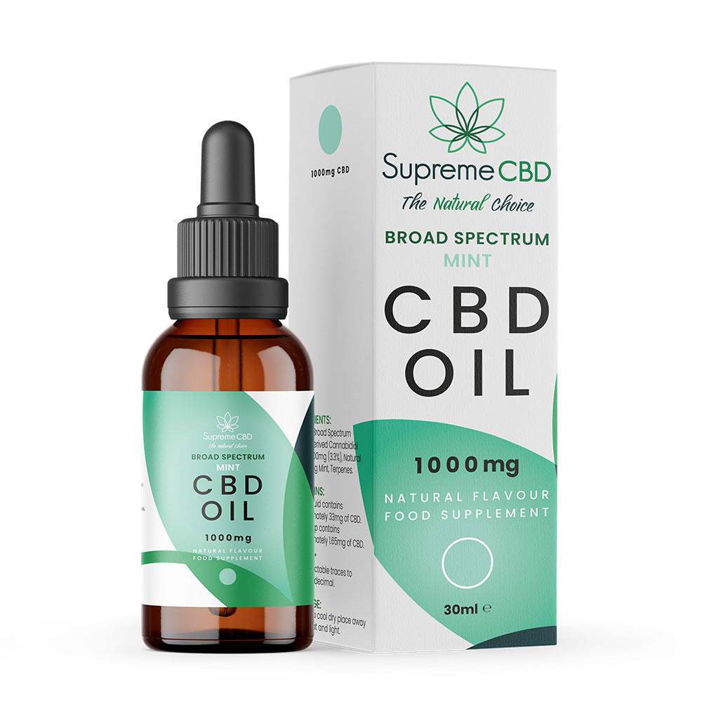 CBD Mint Flavoured Oil 30ml (1000mg)