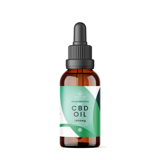 CBD Mint Flavoured Oil 30ml wholesale uk(1000mg)
