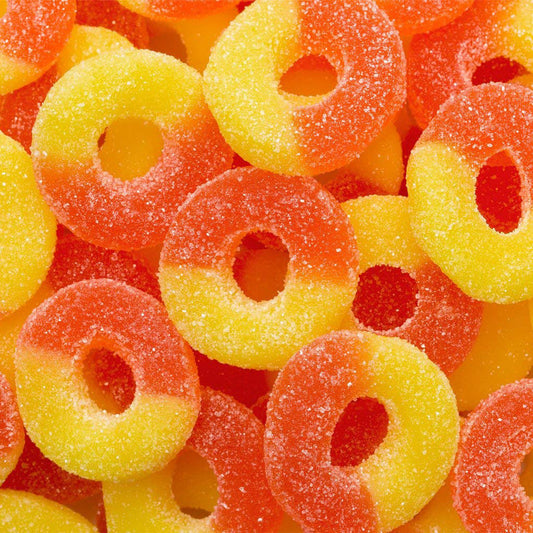 CBD Gummy Peach Rings