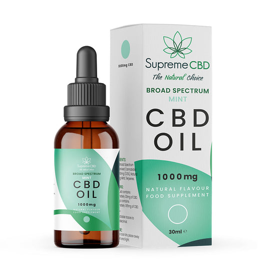 CBD Mint Flavoured Oil 30ml (1000mg)
